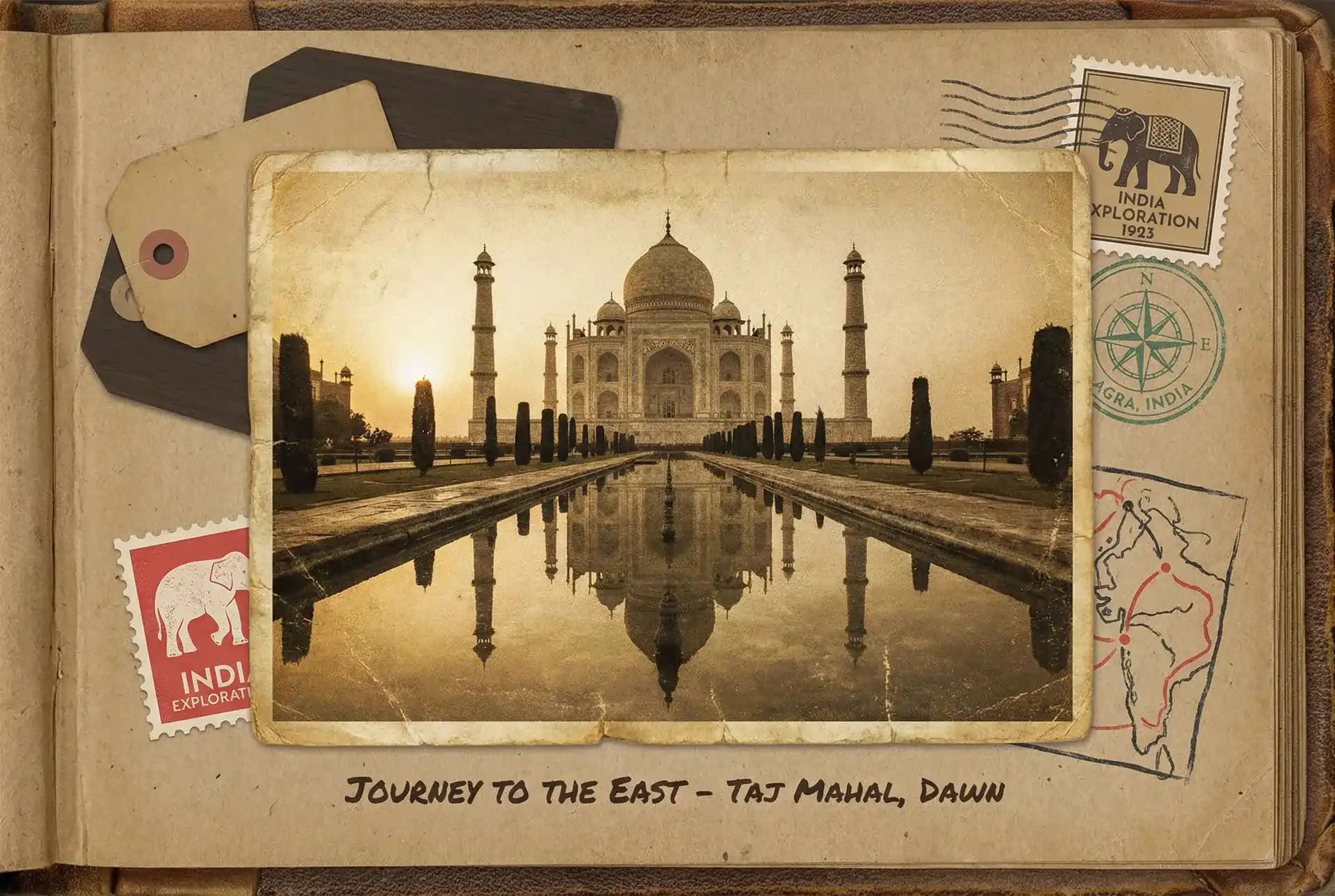 泰姬陵倒影 - 婉儿别闹 印度目的地